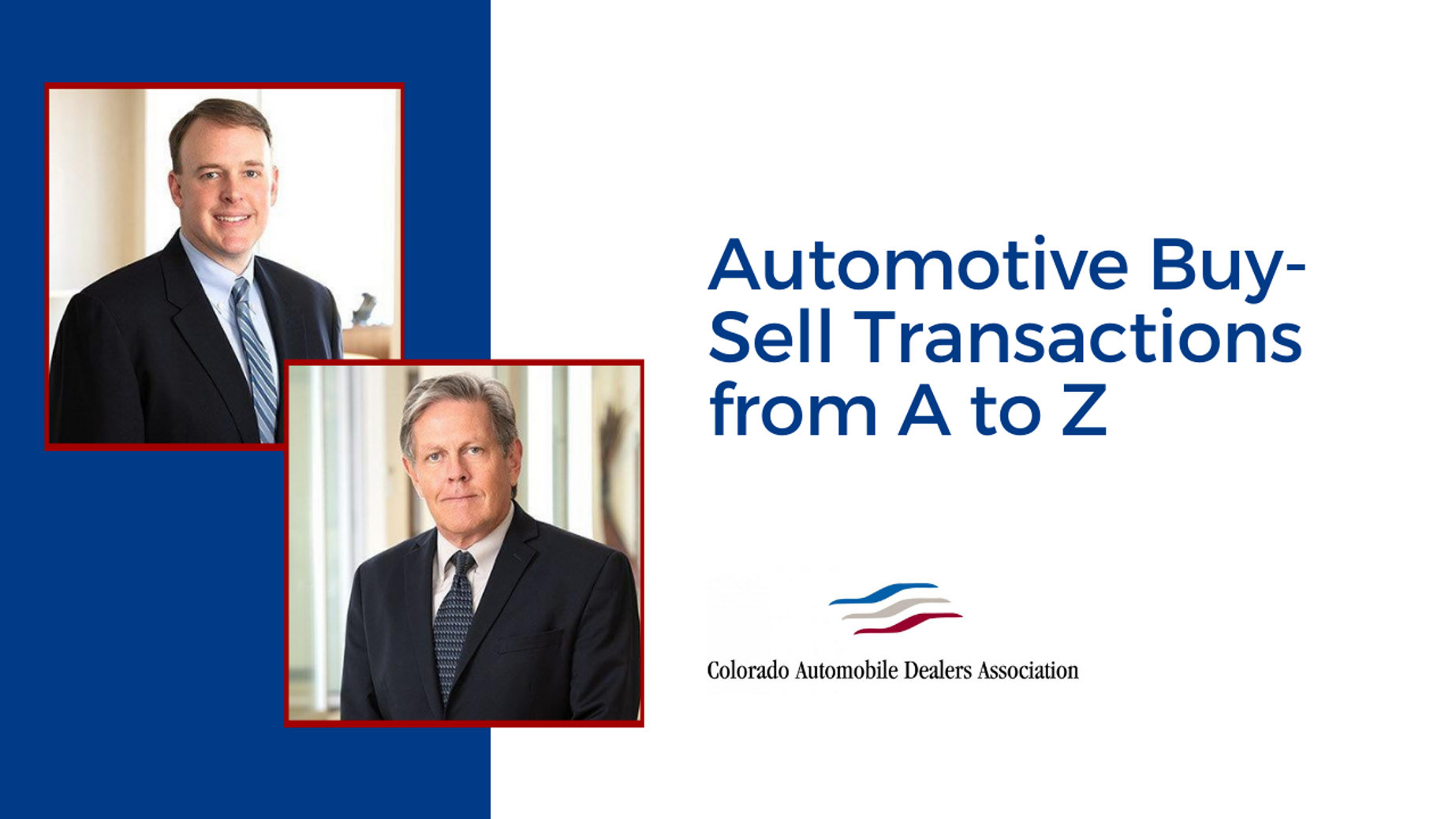 Automotive Buy-Sell Transactions from A to Z
